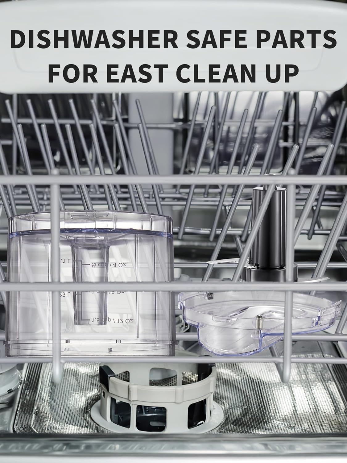 1.5-Cup One-Touch Electric Food Chopper, 100W Mini Food Processor Meat Grinder, Mix, Chop, Mince and Blend Vegetables, Fruits, Nuts, Meats, Stainless Steel Blade (Black)