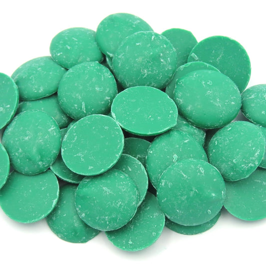 MERCKENS Coating Wafers, Dark Green Melting Chocolate, 2 Pound Package