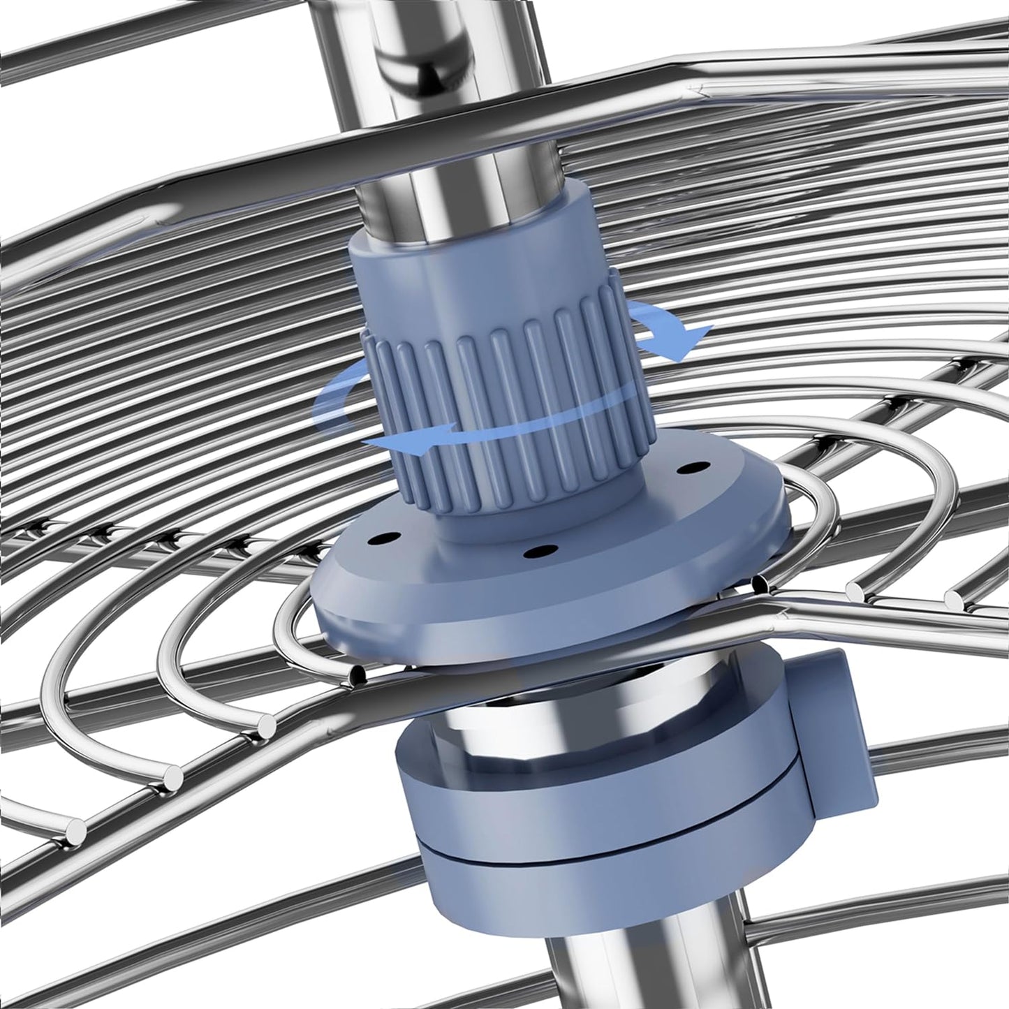 28" Corner Cabinet Lazy Susan Turntable, 270° Adjustable Height Chrome Replacement Shelves for Kitchen Corner Cabinet