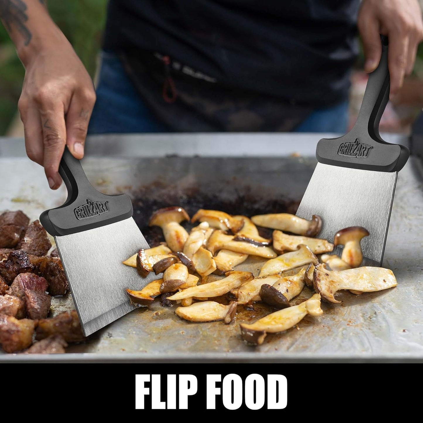 GRILLART Grill Scraper Griddle Cleaning Kit for Blackstone, Flat Top Grill Cleaning Kit (Griddle Scraper Only)