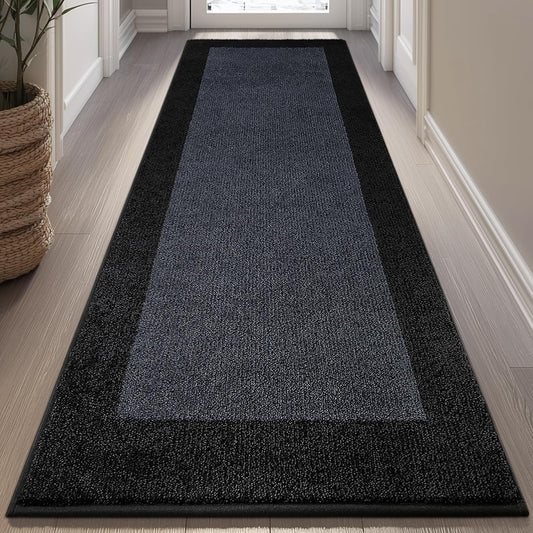 Machine Washable Kitchen Rug 32" x 72", Non Slip Indoor Door Rug, Absorbent Entrance Runner Rug for Bedroom, Hallway, Bathroom, Floor (Roll Packing)