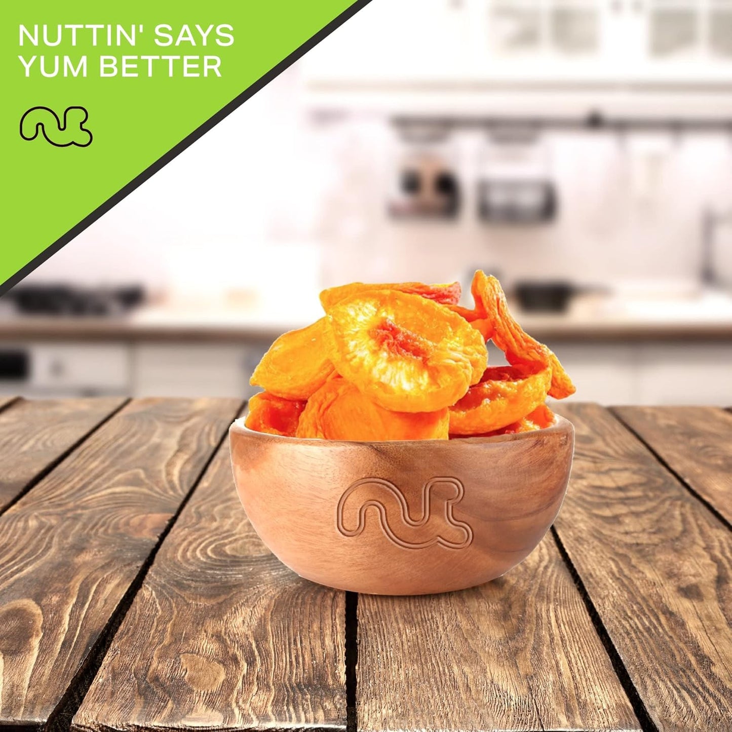 NUT CRAVINGS - Sun Dried California Peaches, No Sugar Added (80oz, 5 LB) Bulk Dry Fruits Packed Fresh in Resealable Bag - Sweet Healthy Snack, Naturally Grown, Vegan, Kosher