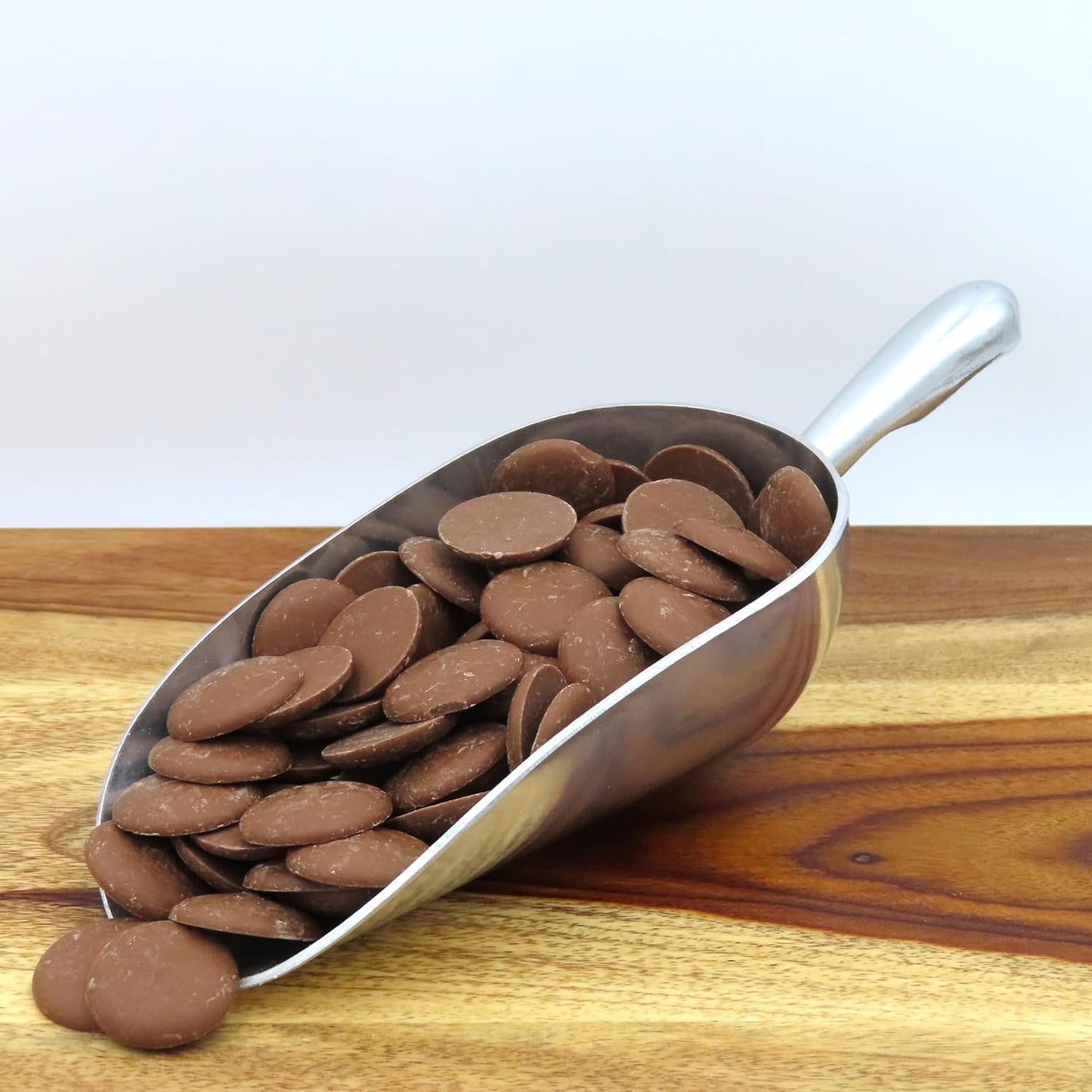 MERCKENS Coating Wafers, Milk Melting Chocolate, Cocoa Lite, 5 Pound Package