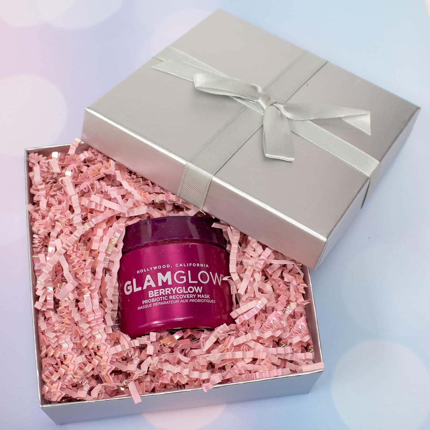 MagicWater Crinkle Cut Paper for Gift Baskets - 2LB - Diamond Light - Perfect for Shredded Paper Filler, Basket Filler, Gift Boxes, Bridesmaid Gifts, Halloween Stuffers & More – For All Occasions