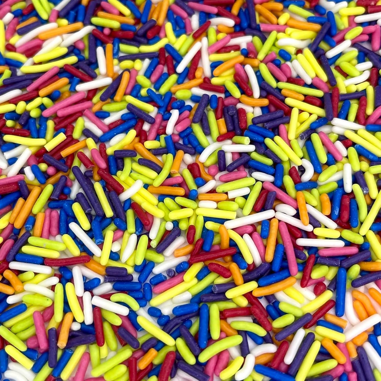 Manvscakes, Natural Rainbow Sprinkles, No Artificial Dyes, Gluten Free, Nut Free, 3 ounces, Cake Decorations, Cupcake Sprinkle Blend, Baking, Birthday Cake, Ice Cream Topping