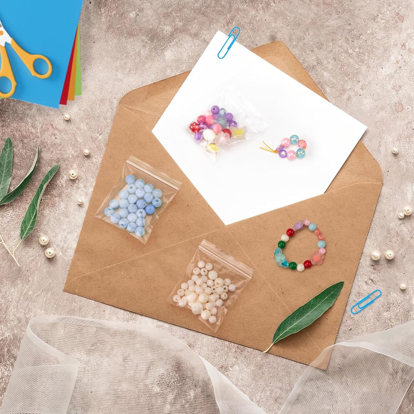 600pcs 2" x 2" Clear Zip Bags, 2 Mil Thick, Small Zip Poly Bags, Reclosable Zip Seal Plastic Bags for Necklace, Ring, Coin, Beads, Jewelry, Pill