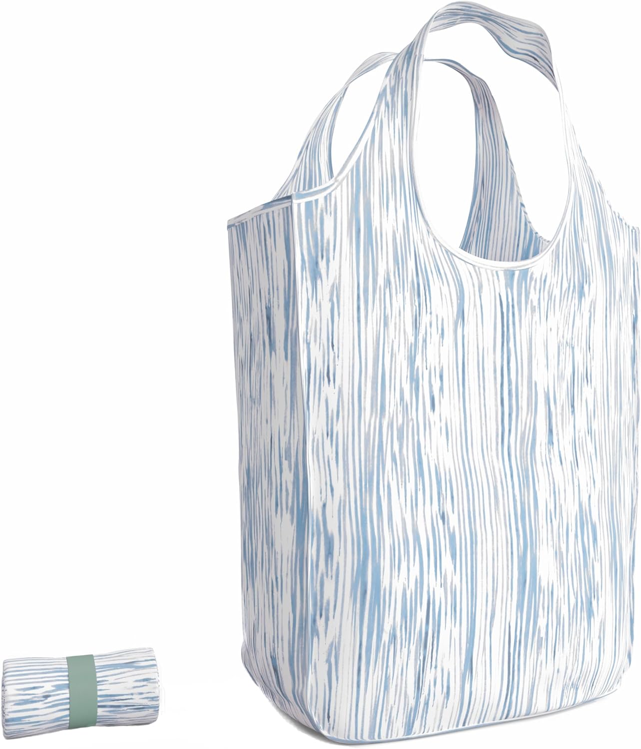 Reusable Grocery Bag - Stylish Shopping Bag for Groceries - Foldable Tote Bag - Medium Size