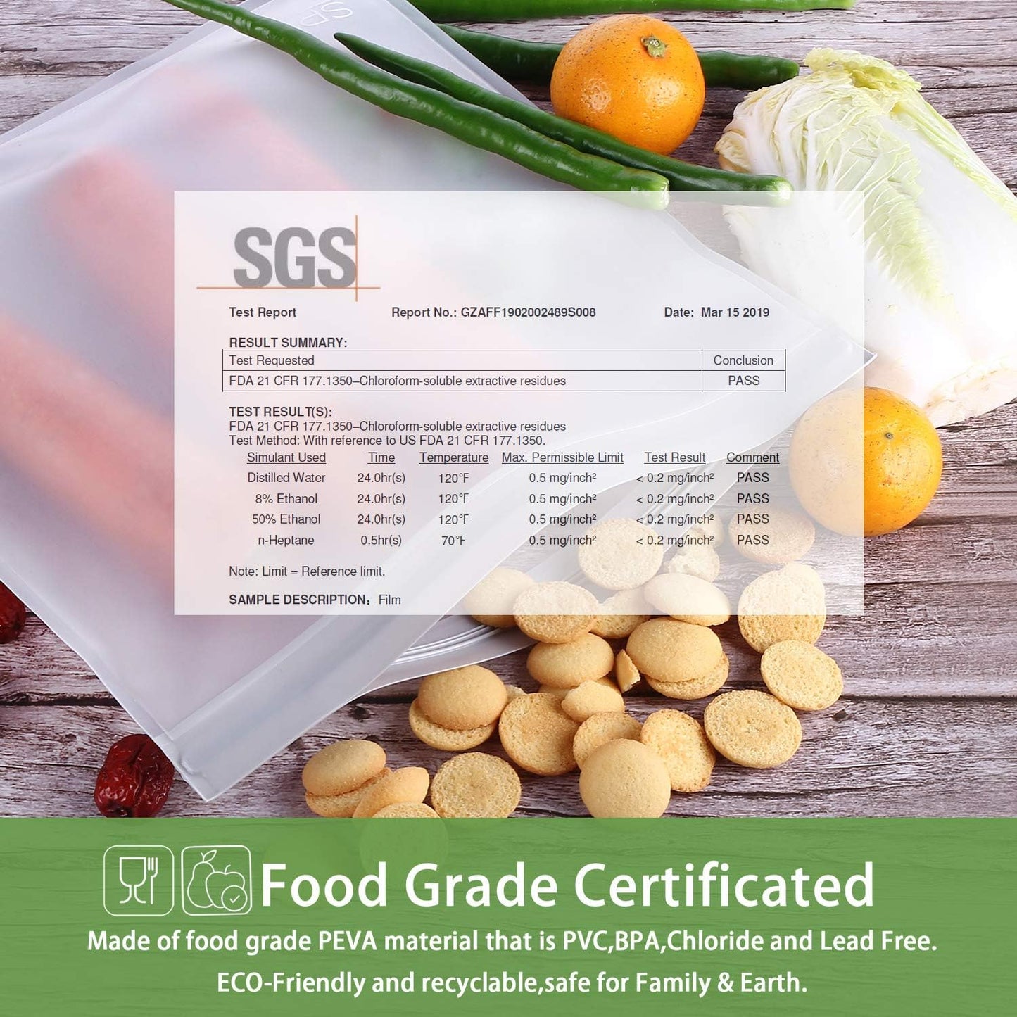 SPLF 10 Pack Reusable Sandwich Bags Dishwasher Safe, Reusable Quart Freezer Bags, Extra Thick Leakproof Food Storage Bags Silicone and Plastic Free for Marinate Meats, Cereal, Lunch, Travel Items Gray