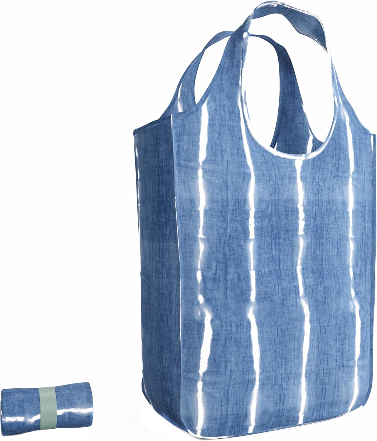 Reusable Grocery Bag - Stylish Shopping Bag for Groceries - Foldable Tote Bag - Medium Size