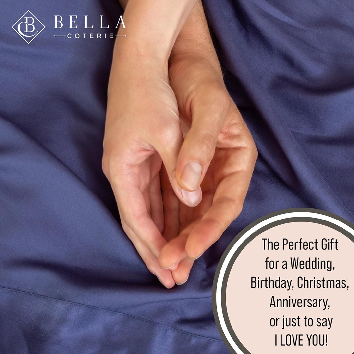 Bella Coterie Luxury Bamboo Viscose King Size Sheet Set | 100% Organically Grown | Ultra Soft | Cooling for Hot Sleepers | 18" Deep Pocket [Twilight Blue]