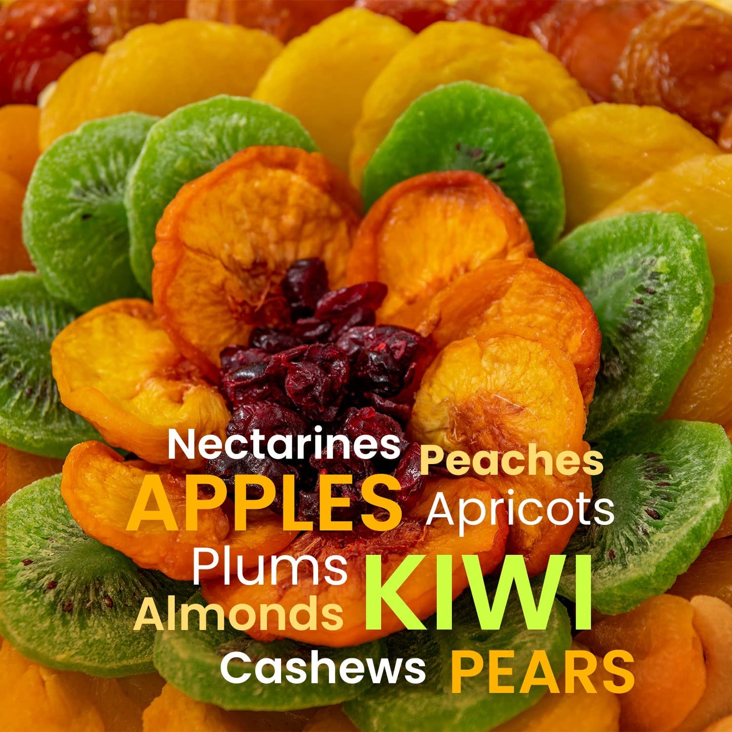 Dried Fruit and Nut Gift Basket, Healthy Assorted Natural Snack Gift Tray, Extra Large Variety Food Tray Party Platter- Easter, Holiday, Birthday, Sympathy, Office, Men, Woman, Him, Her Husband, Wife, Families, Bonnie and Pop