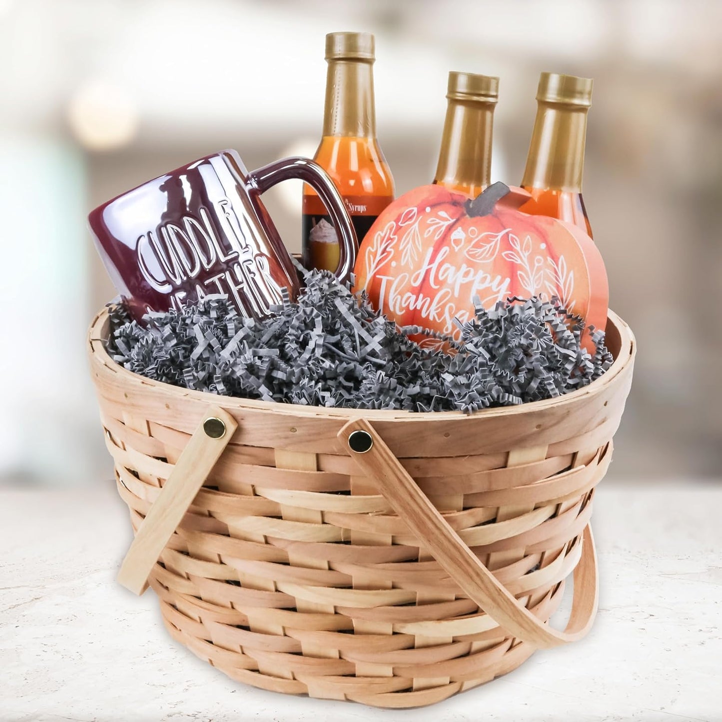 MagicWater Crinkle Cut Paper for Gift Baskets - 2LB - Slate Gray - Perfect for Shredded Paper Filler, Basket Filler, Gift Boxes, Bridesmaid Gifts, Halloween Stuffers & More – Ideal for All Occasions