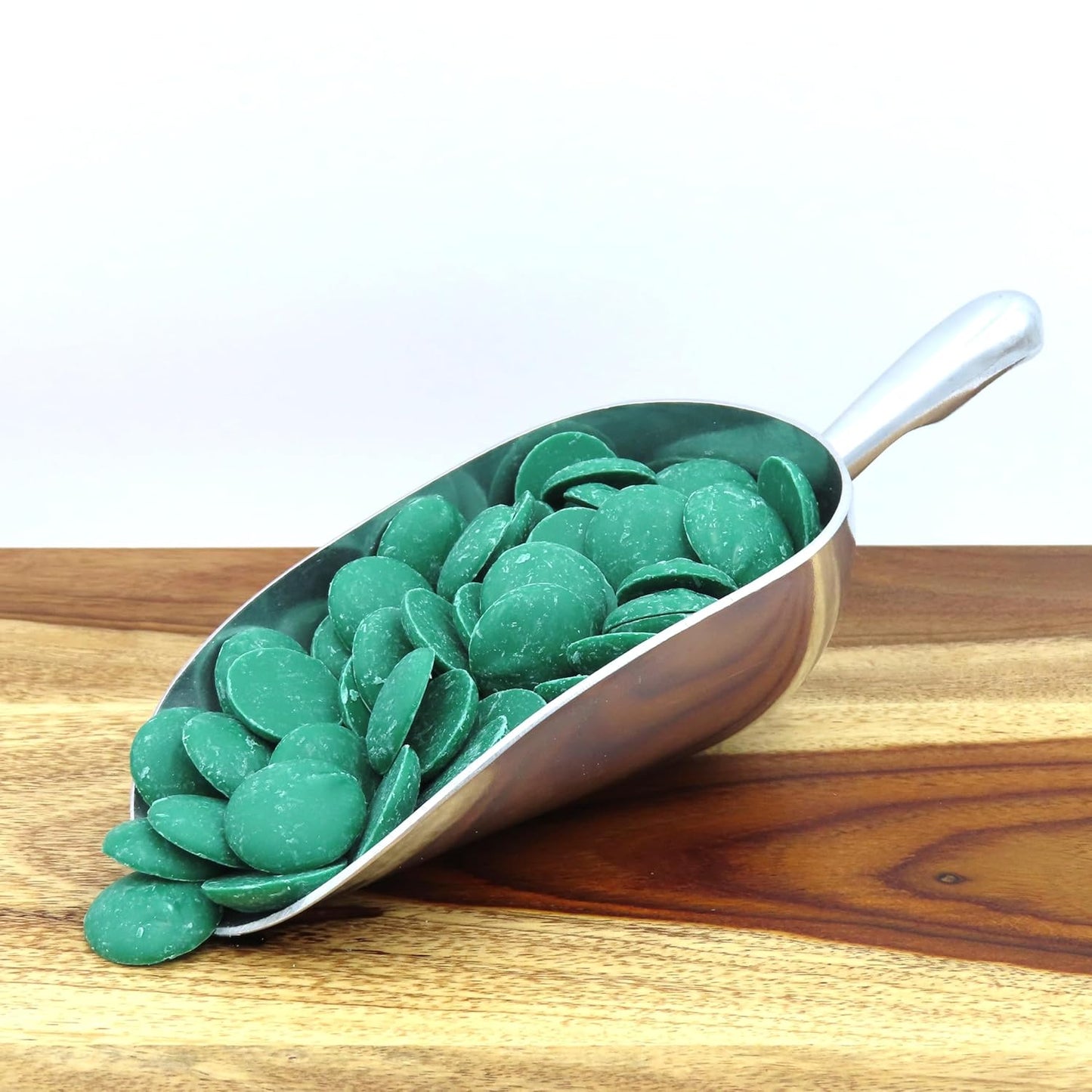 MERCKENS Coating Wafers, Dark Green Melting Chocolate, 1 Pound Package