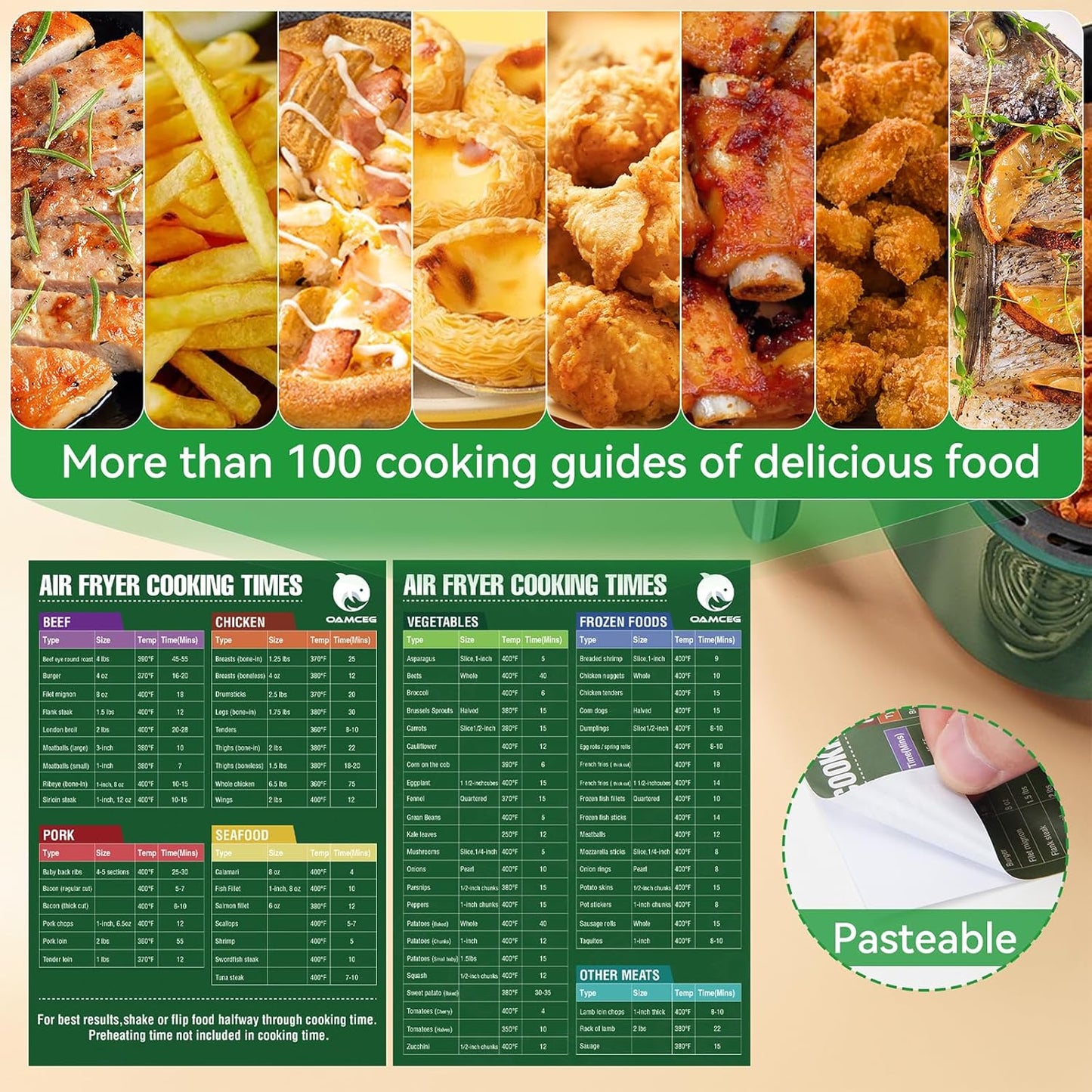 Air Fryer Liners,240 PCS Round Non-stick Disposable Paper Liners for 5-8QT, OAMCEG 8 inch Air Fryer Parchment Baking Paper for Frying, Baking, Cooking, Roasting and Microwave