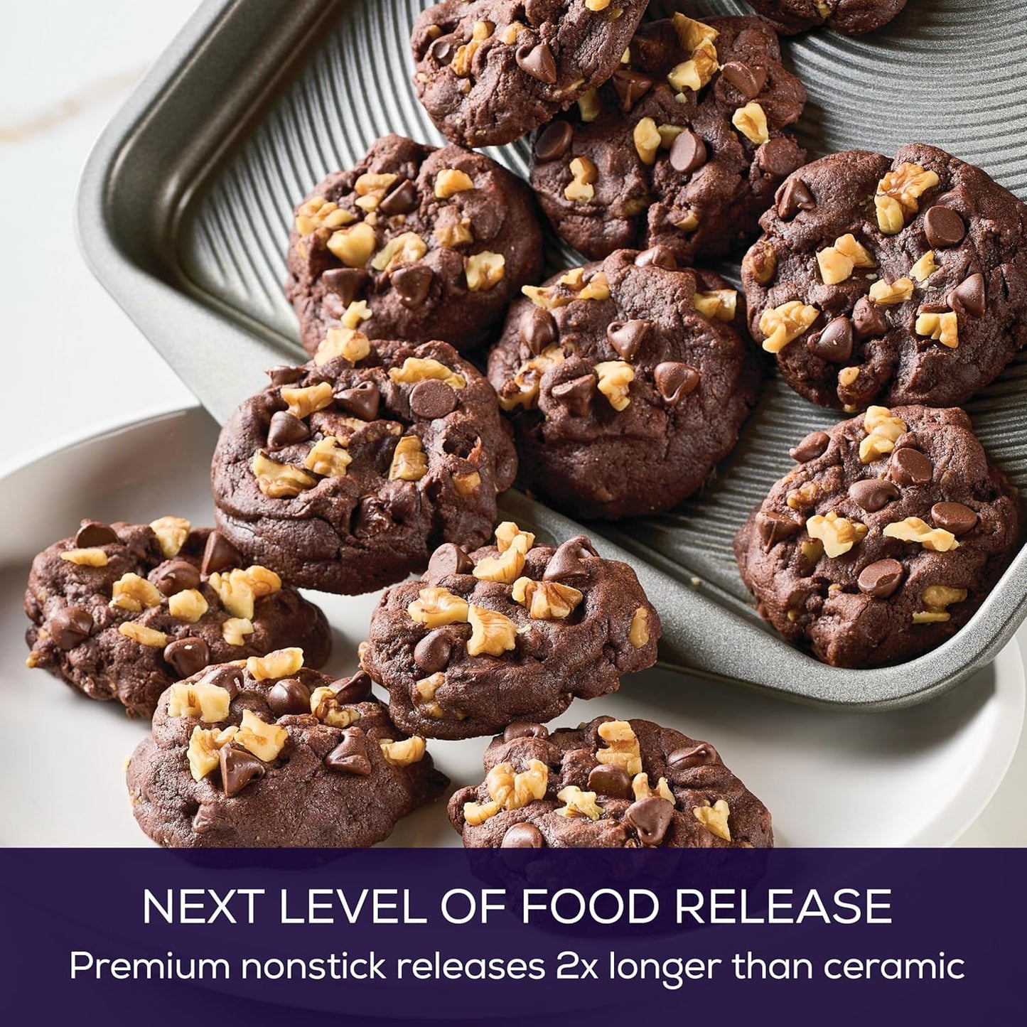 Circulon Nonstick Bakeware, Nonstick Cookie Sheet / Baking Sheet - 11 Inch x 17 Inch, Dark Gray