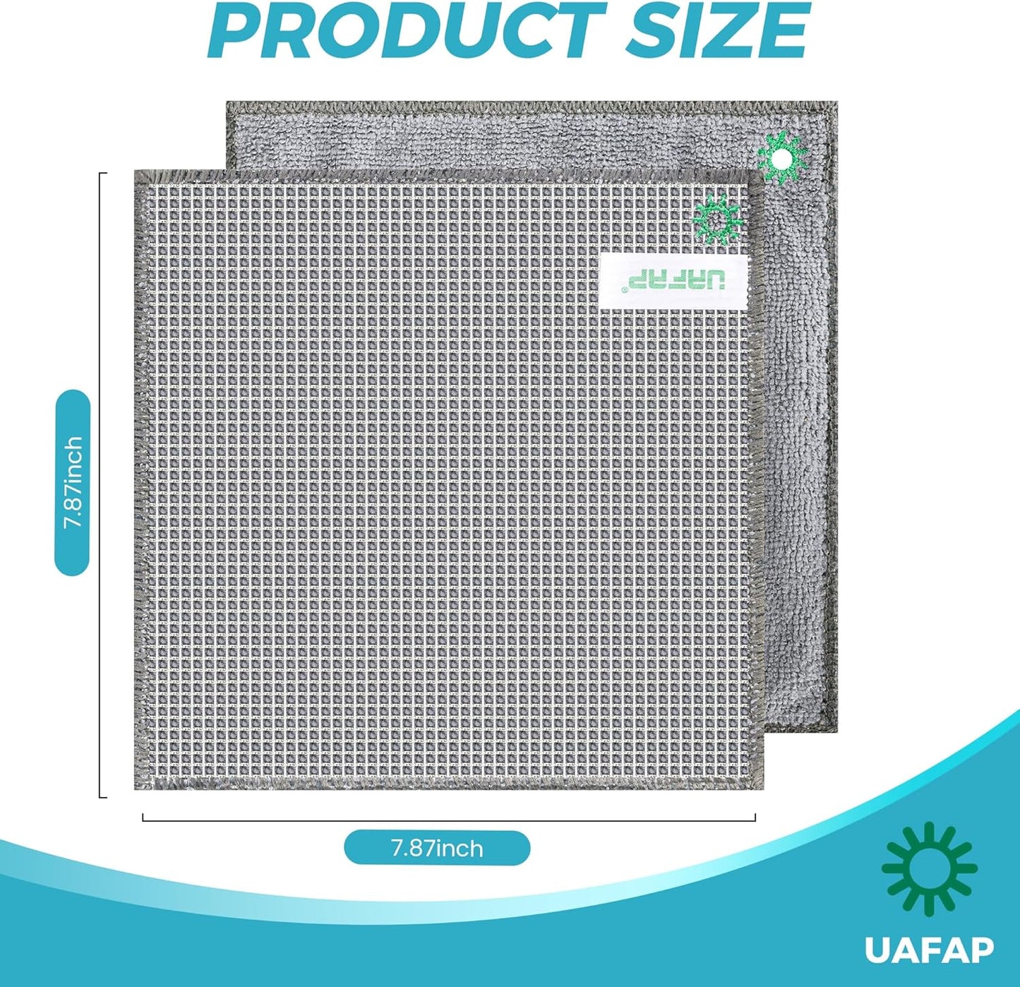 12Pcs New Upgrade 2-Layer Non Scratch Wire Dishcloth,Wire Dishwashing Rag,Reusable Quick-Dry Odor-Free Scrub Cloths for Dishes, Kitchen Cleaning Dish Rags for Cookware,Sinks, Dishes,Stove ﻿