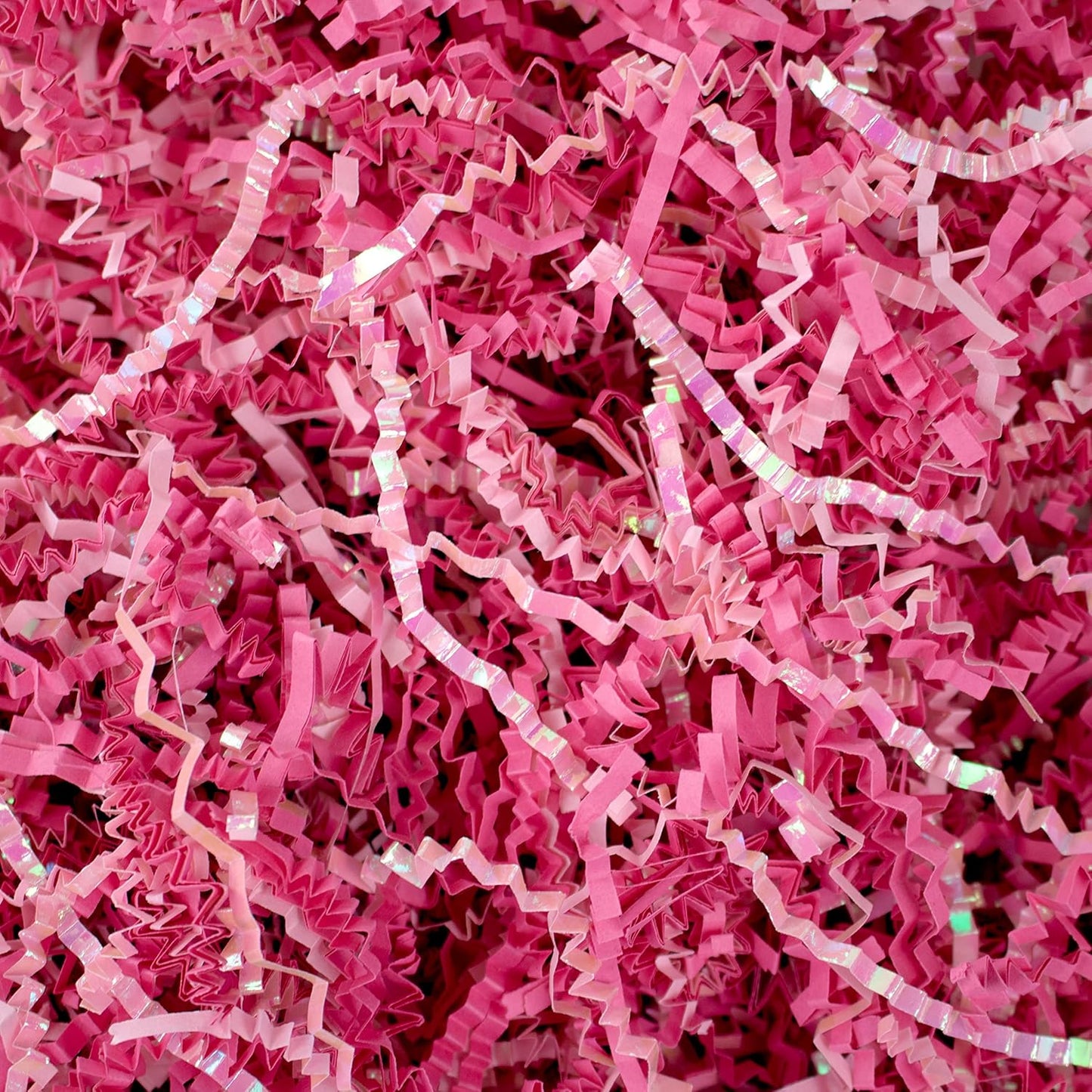 MagicWater Crinkle Cut Paper for Gift Baskets - 2LB - Diamond Strawberry - Perfect for Shredded Paper Filler, Basket Filler, Gift Boxes, Bridesmaid Gifts, Halloween Stuffers & More – For All Occasions