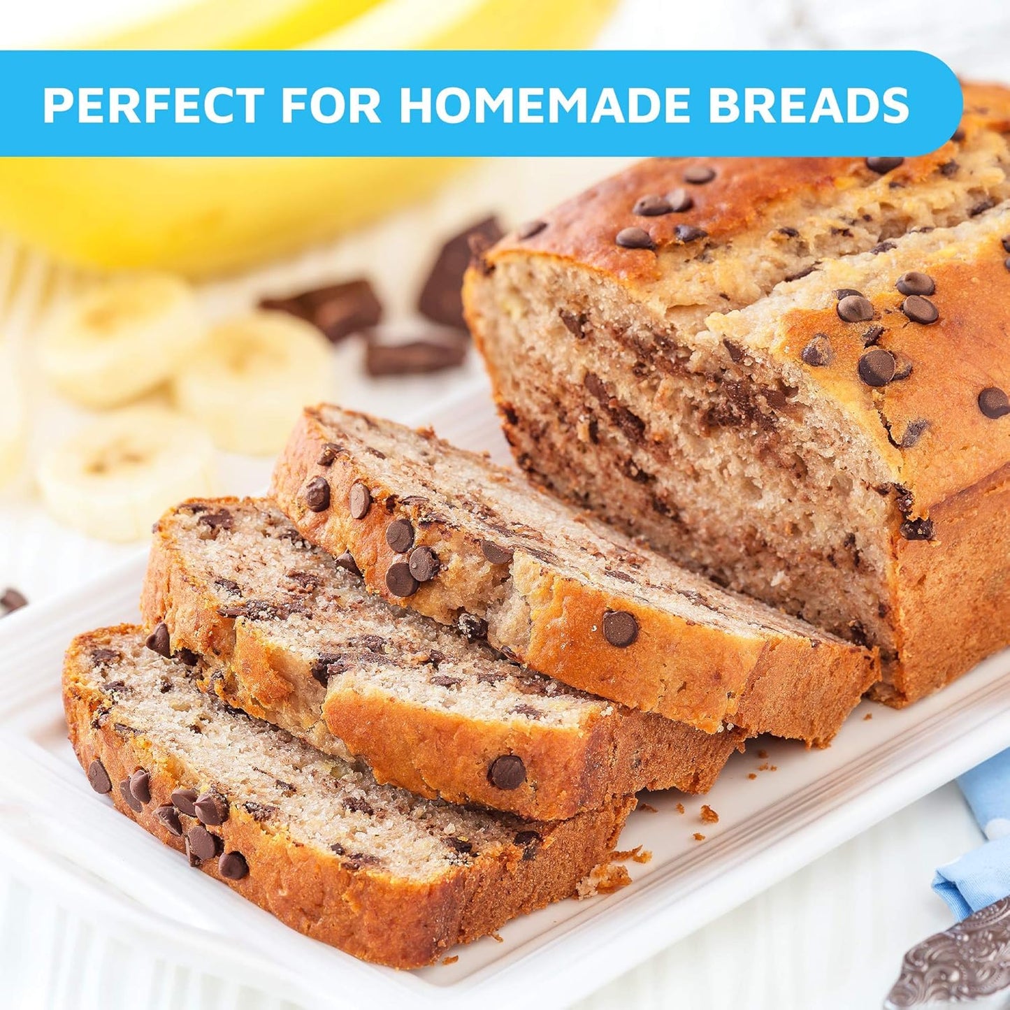 MontoPack Aluminum Disposable Loaf Pans | Deep Standard Size 6" x 3.5" Extra Thick Foil Bread Containers for Baking, Food Storage & Takeout | Eco-Friendly & Recyclable | Bulk 50-Pack 2 Pound Trays