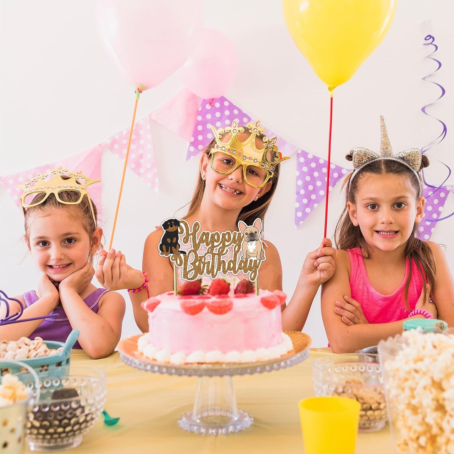 Seyal® Pupy Dog Happy Birthday cake topper