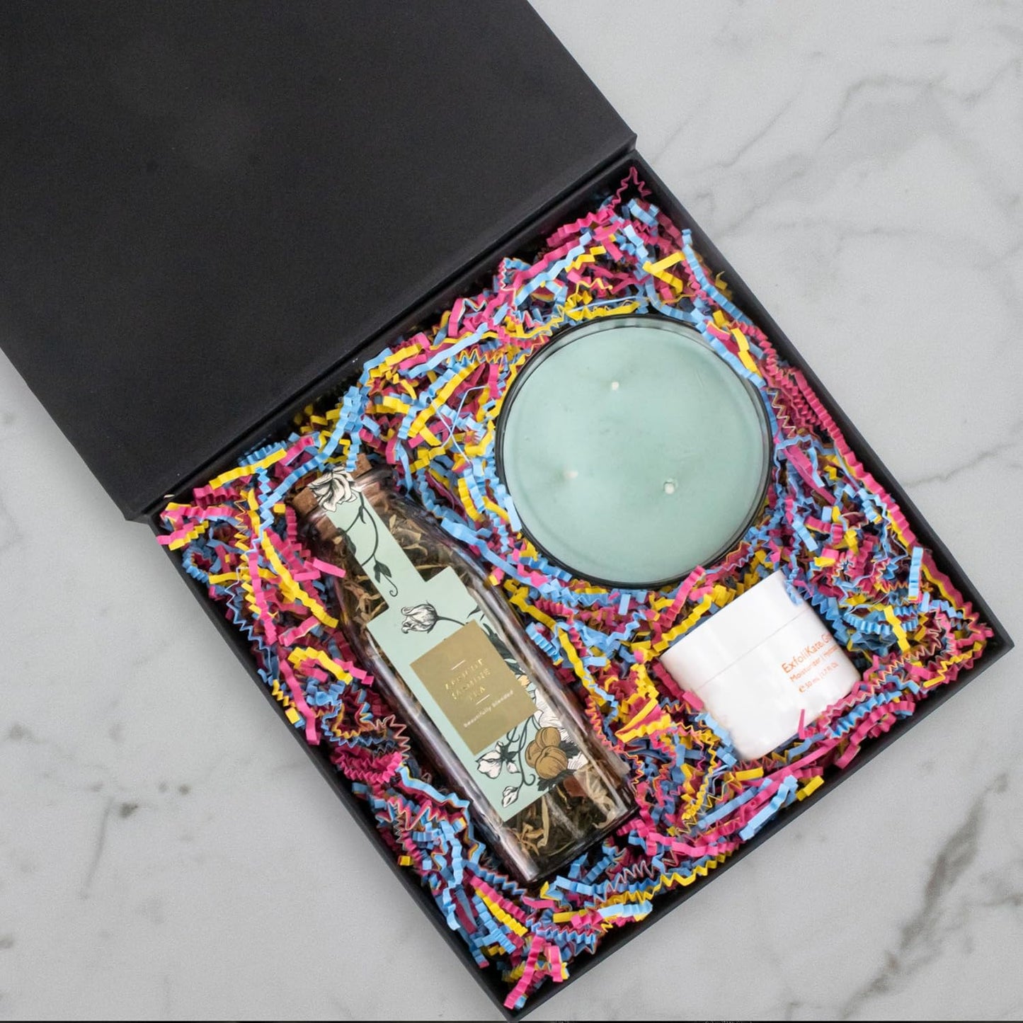 MagicWater Crinkle Cut Paper for Gift Baskets - 2LB - Fiesta Blend - Perfect for Shredded Paper Filler, Basket Filler, Gift Boxes, Bridesmaid Gifts, Halloween Stuffers & More – Ideal for All Occasions