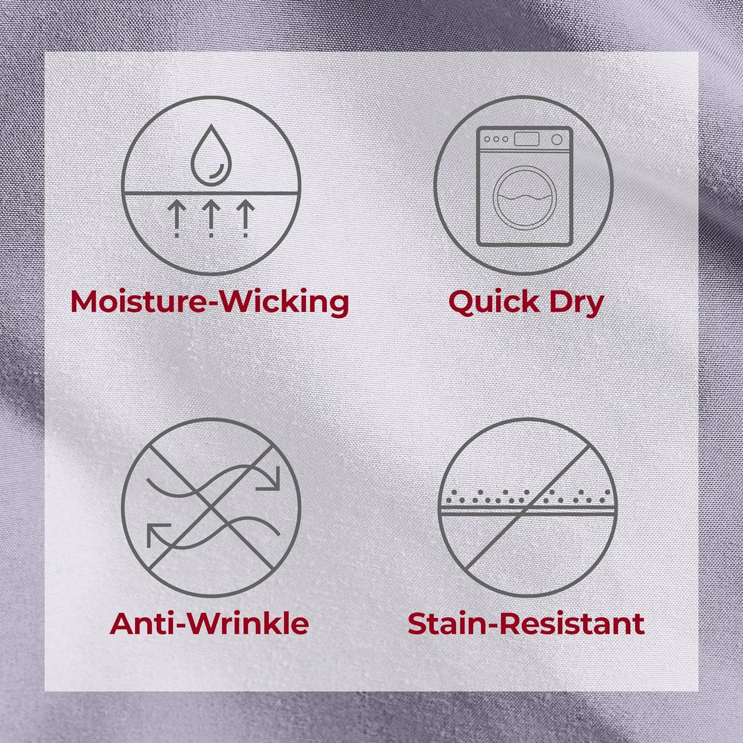 Mellanni Split King Sheets Set - 5 PC Iconic Collection Bedding - Hotel Luxury, Extra Soft, Cooling Bed Sheets - Wrinkle, Fade, Stain Resistant (Split King, Lavender)