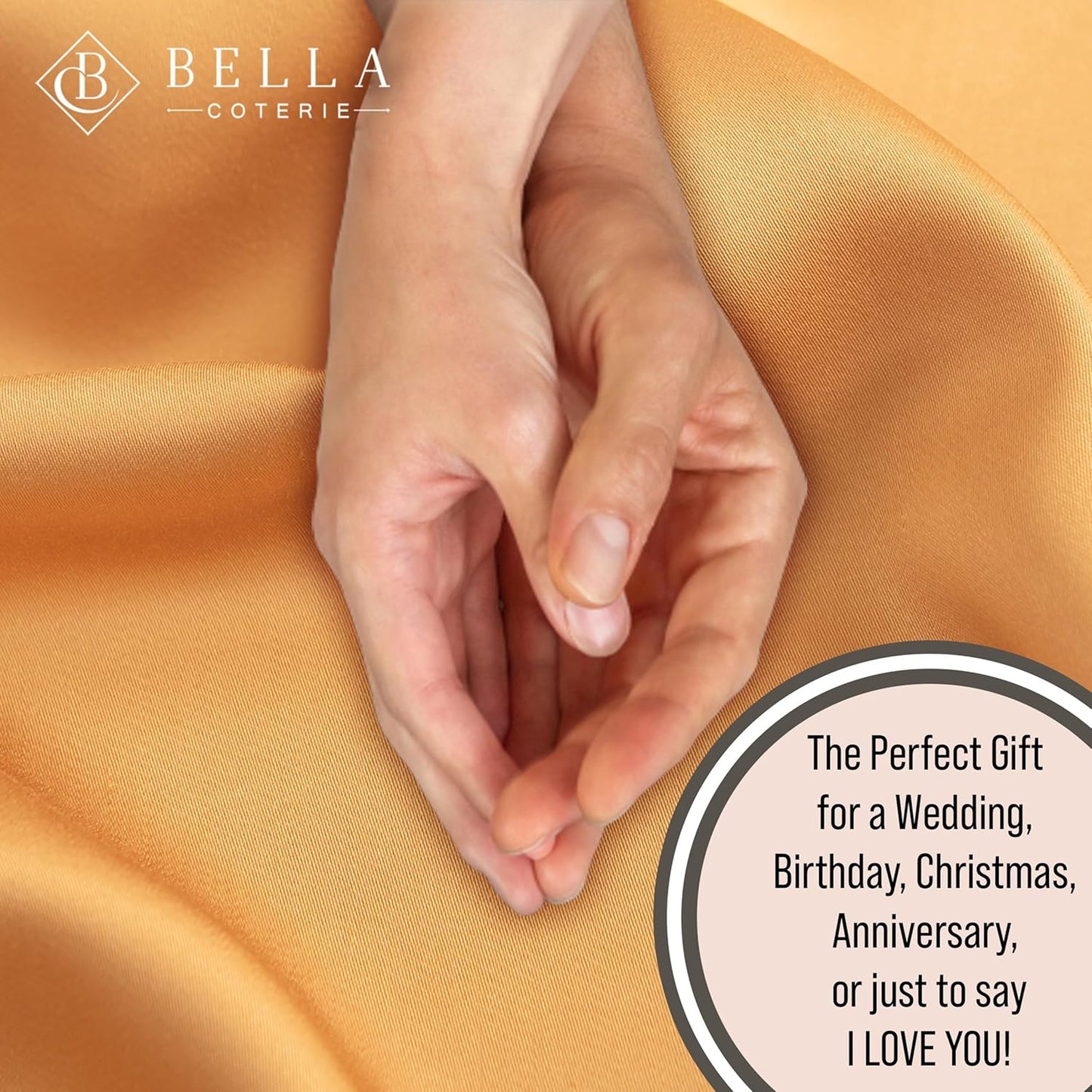 Bella Coterie Luxury Bamboo Viscose King Size Sheet Set | 100% Organically Grown | Ultra Soft | Cooling for Hot Sleepers | 18" Deep Pocket [Marigold]