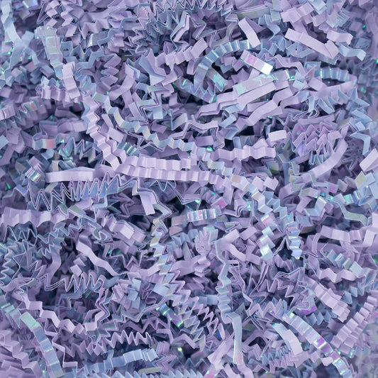 MagicWater Crinkle Cut Paper for Gift Baskets - 2LB - Diamond Lavender - Perfect for Shredded Paper Filler, Basket Filler, Gift Boxes, Bridesmaid Gifts, Halloween Stuffers & More – For All Occasions