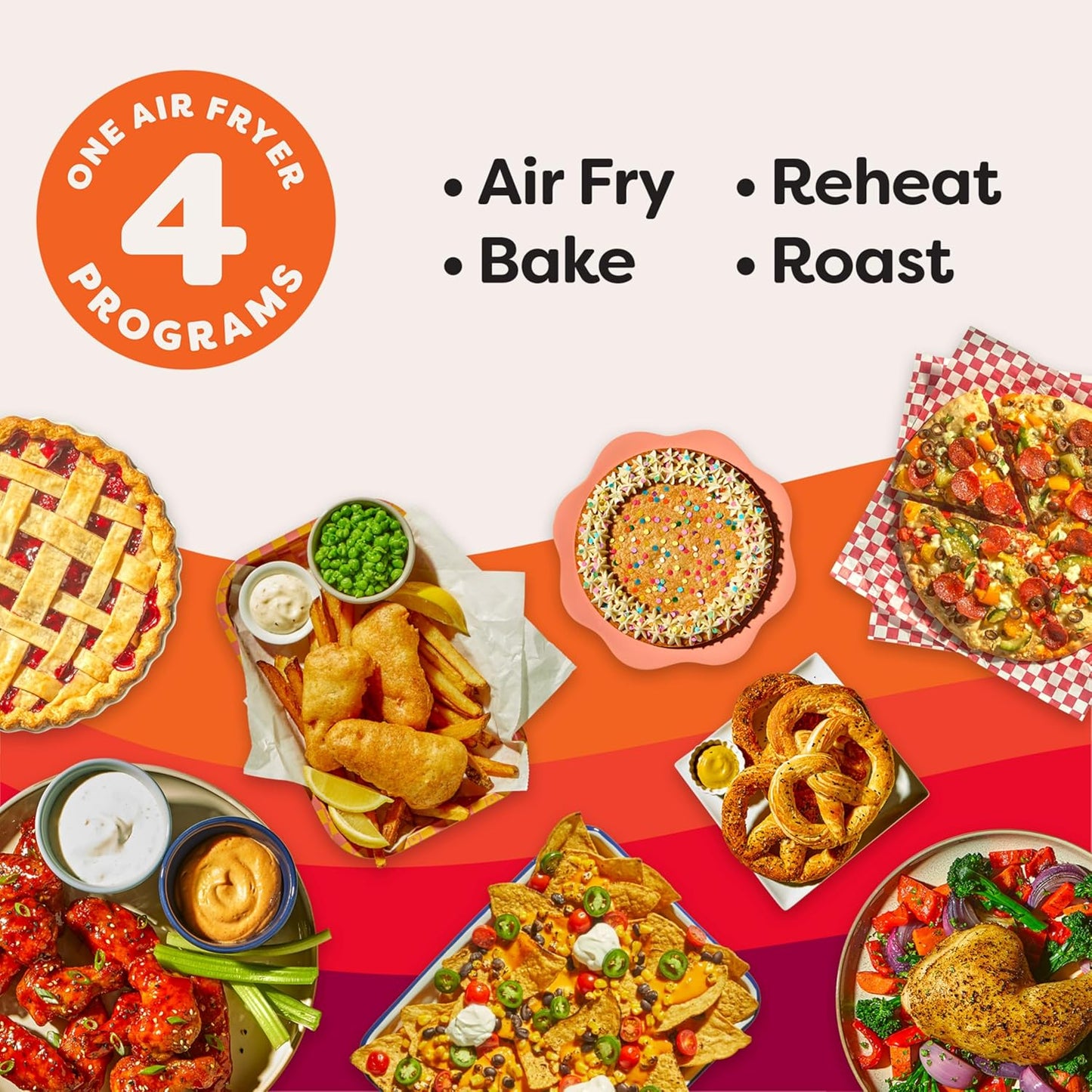 Instant Pot Vortex 6QT XL Air Fryer, 4-in-1 Functions that Crisps, Roasts, Reheats, Bakes for Quick Easy Meals, 100+ In-App Recipes, is Dishwasher-Safe, from the Makers of Instant Pot, Black