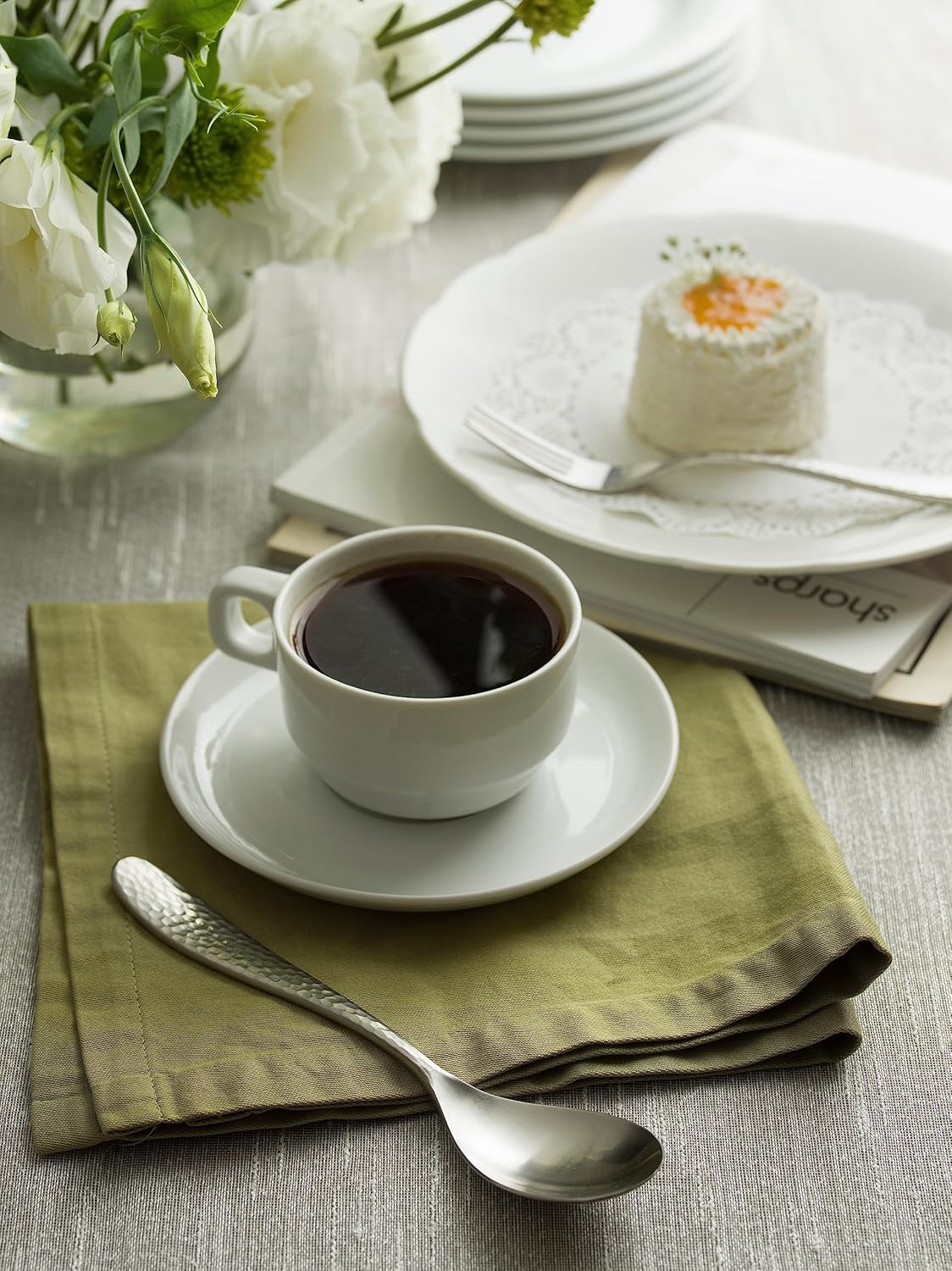 Matte Silverware Set, 18/10 Stainless Steel Satin Flatware, Modern Brushed Finish Cutlery, Dishwasher Safe & Durable, Built to Last (60-Piece, Marettimo Hammered)