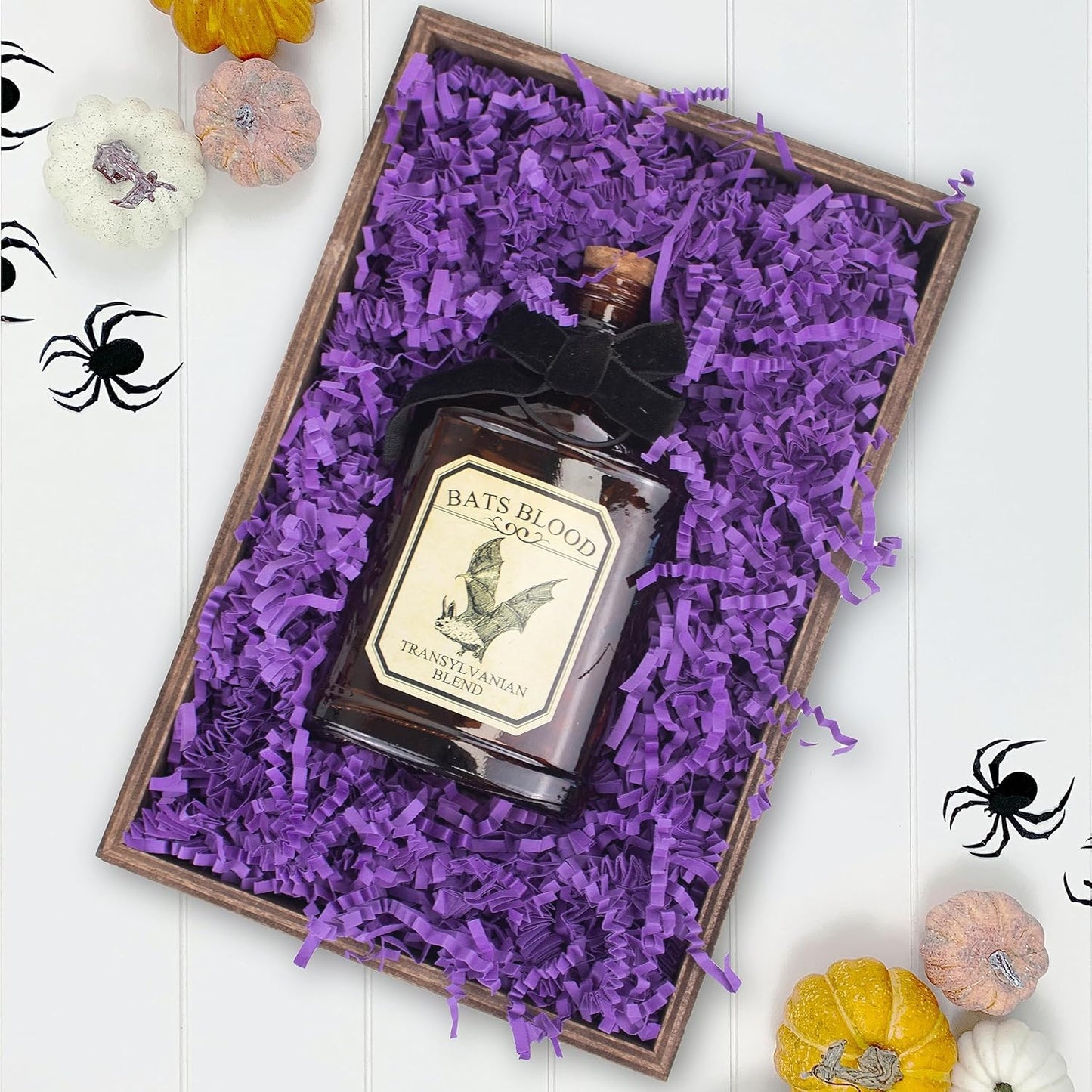 MagicWater Crinkle Cut Paper for Gift Baskets - 2LB - Purple - Perfect for Shredded Paper Filler, Basket Filler, Gift Boxes, Bridesmaid Gifts, Halloween Stuffers & More – Ideal for All Occasions