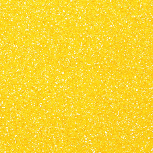 Kasvan Yellow Sanding Sugar Sprinkles - Edible Sugar Crystals, Baking Cake Decorations, Ice Cream Toppings cupcake Decorating, Wedding Party Chirstmas Supplies, 85g/3.2oz