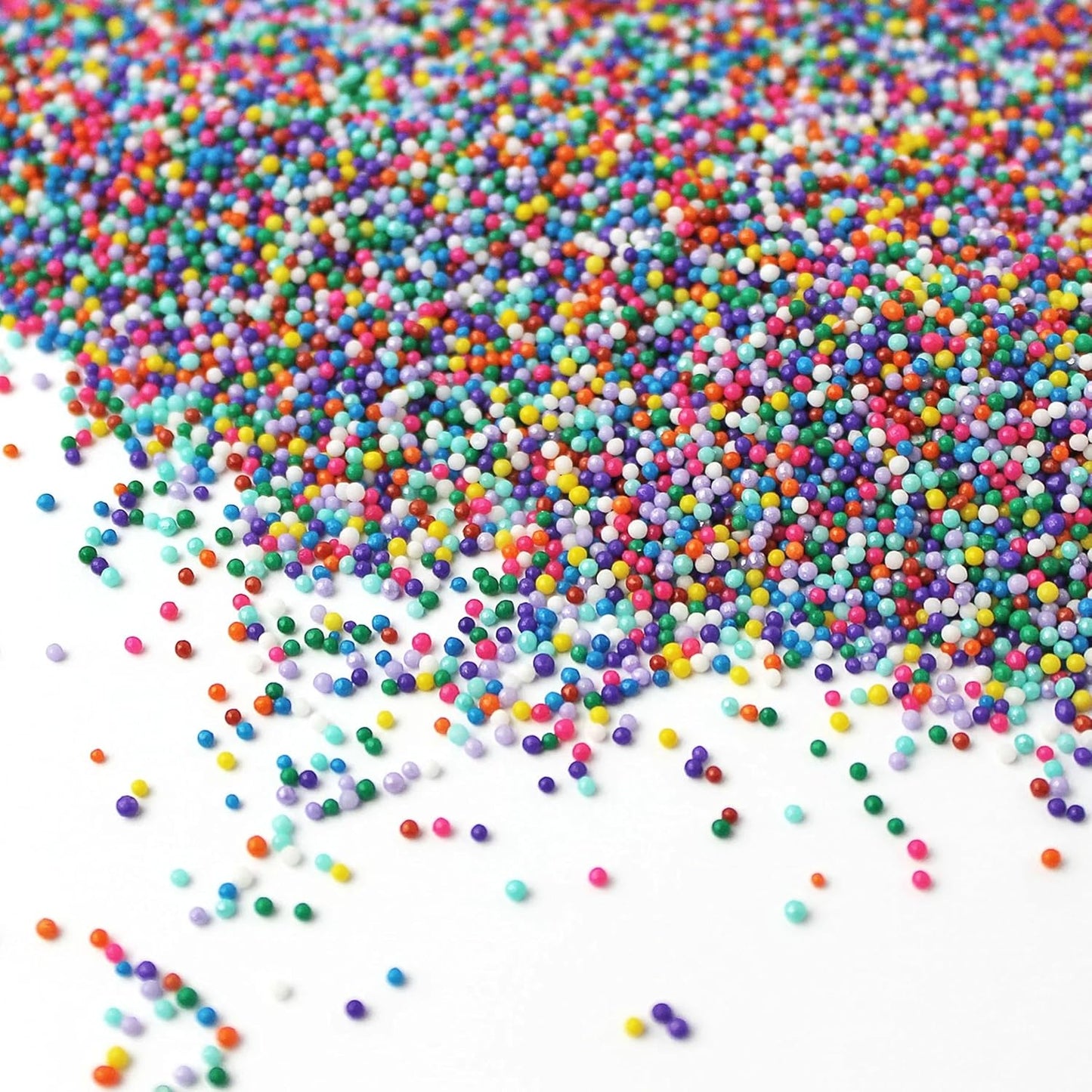 Sprinkle Pop Cool Rainbow Nonpareil Sprinkle Mix| with hues of Blue Purple Pink Non Pareil Sprinkles| Decorating Nonpareils Made in USA for Birthday Cupcakes Donuts Cakes Cookies, 4oz